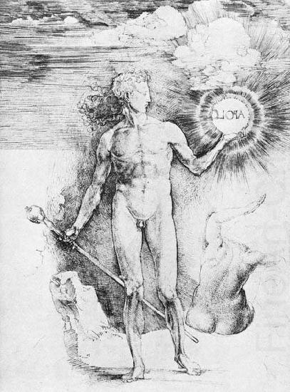 Albrecht Durer Apollo with the Solar Disc oil painting picture